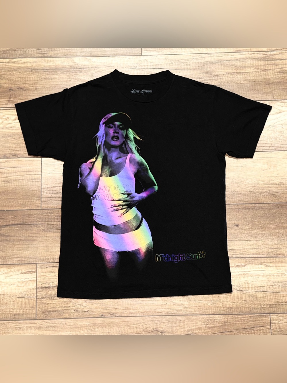 Zara Larsson Midnight Sun Tour 2026 Official Tour Merch Graphic T Shirt Adult M